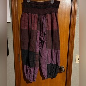 Earthbound Trading Co Harem Hippie Pants - Size XL
